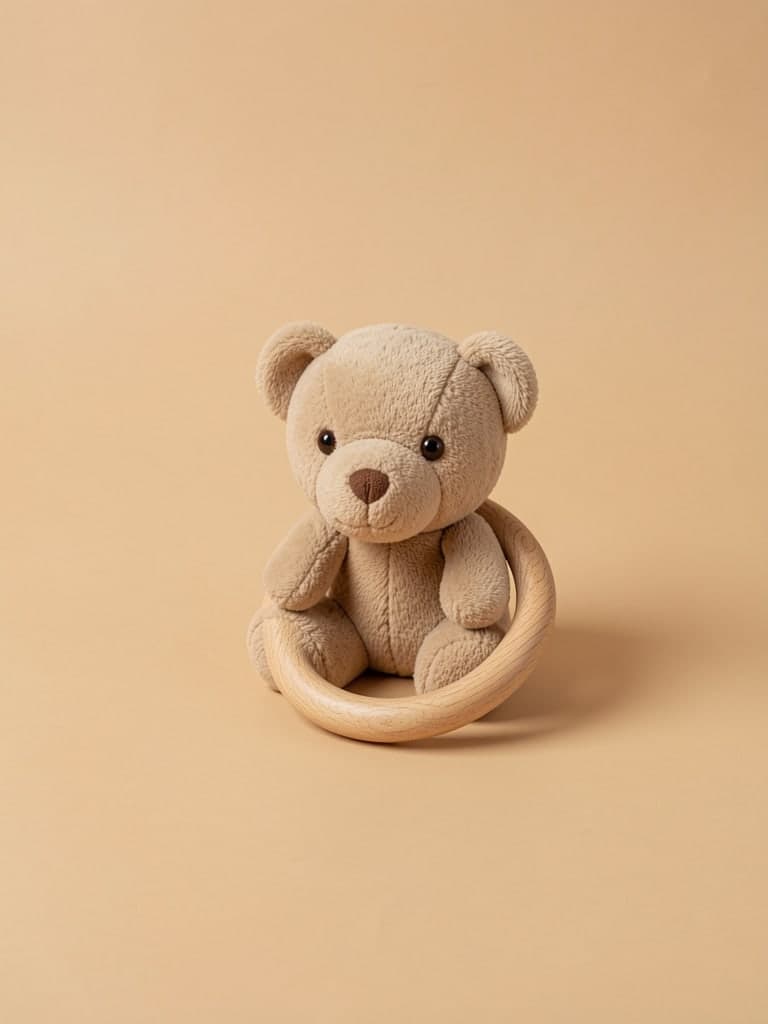Bear Ring Rattle - View 1